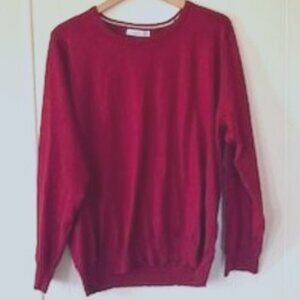 Oversized Red Pull Over Sweater